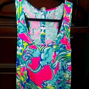 Lilly Pulitzer racer back swing dress S